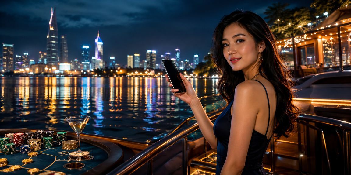 Người mẫu Việt Nam tại Đà Lạt chơi bài và tham gia cược trực tuyến trên điện thoại