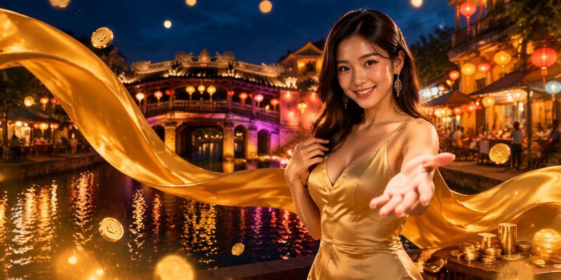Người chơi cá cược thể thao tại Hội An trong khu chợ đêm đầy màu sắc